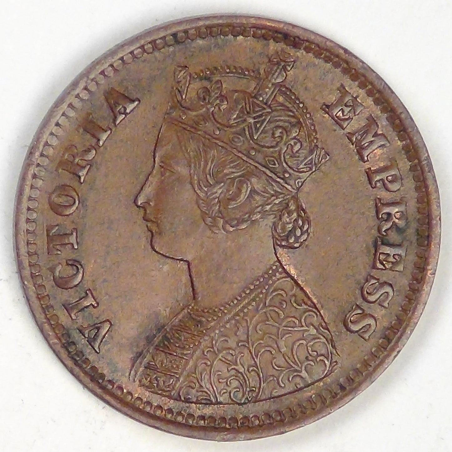 INDIA - British Colony, Victoria, 1900, ½ Pice, Choice Extra Fine