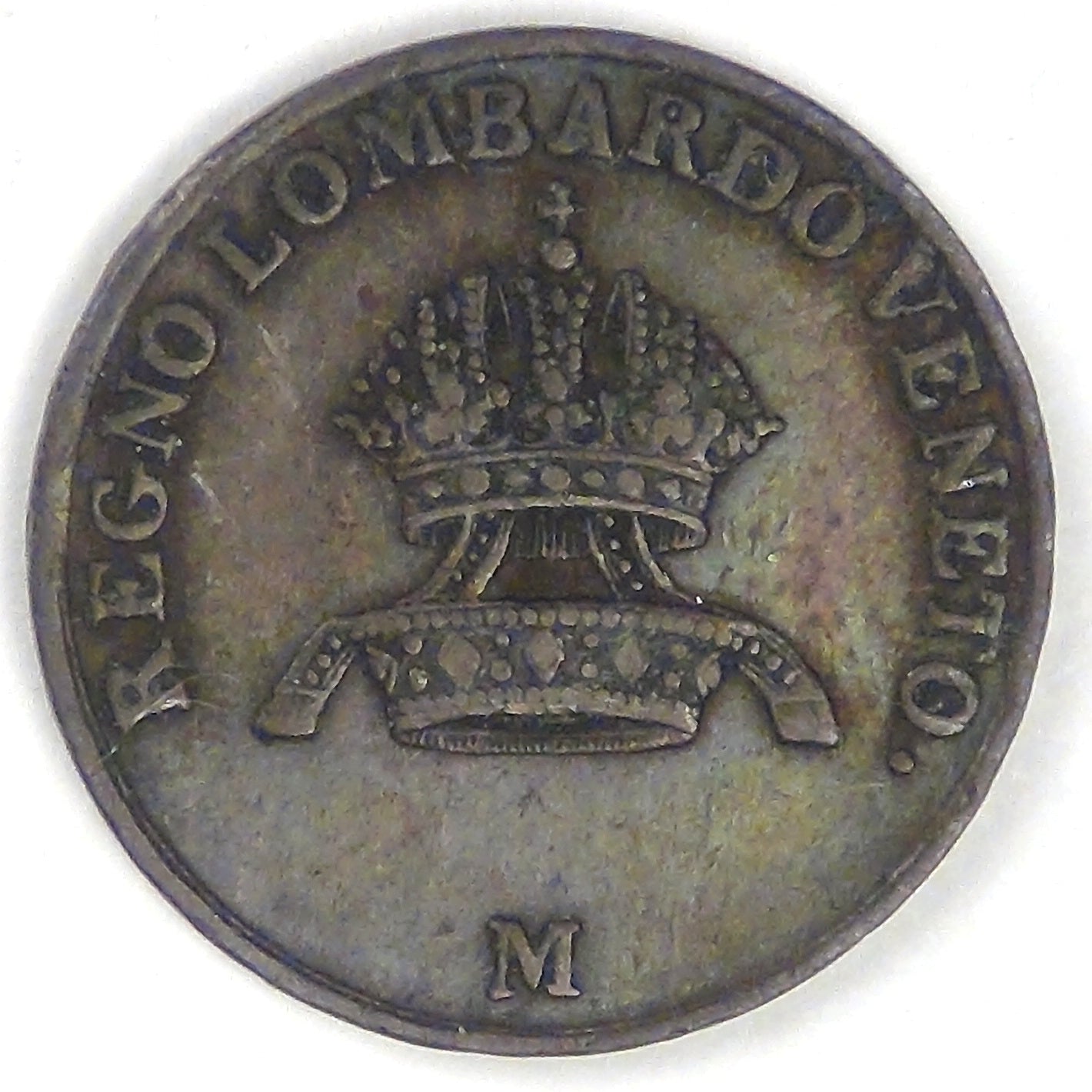 ITALY - Lombardy-Venetia, Ferdinand I, 1839 M Centesimo, Choice Very Fine