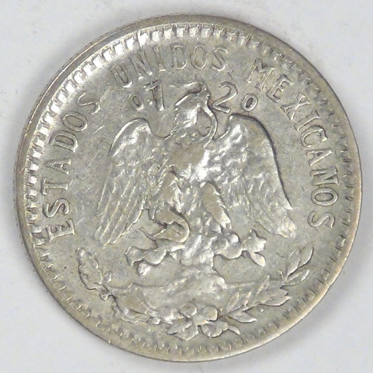 MEXICO - United Mexican States, 1925 M, 20 Centavos, Very Fine