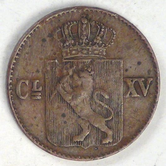 NORWAY, Carl XV, 1867, ½ Skilling, Choice Fine