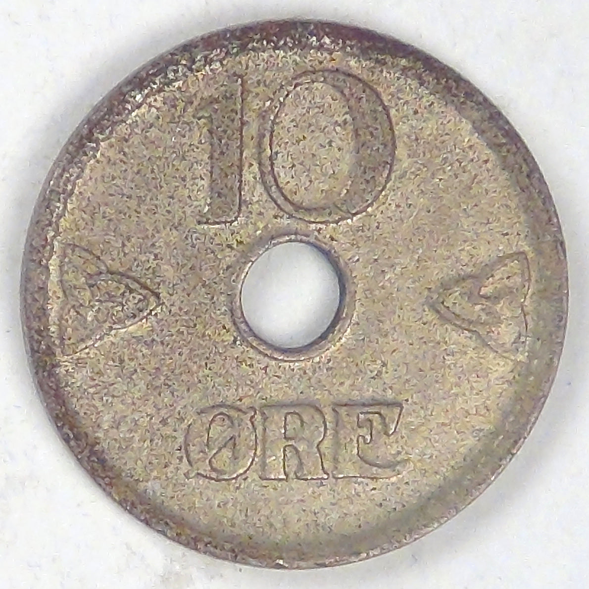 NORWAY, Haakon VII, 1924, 10 Øre, Almost Uncirculated