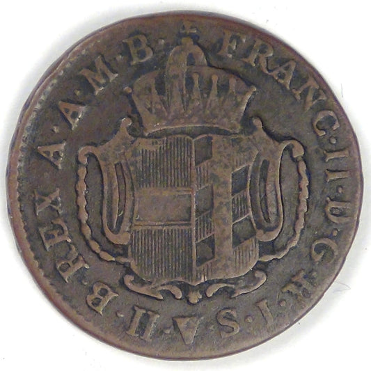 AUSTRIA - Empire, German State of Further Austria, Franz II, 1802 Kreuzer, about Very Fine