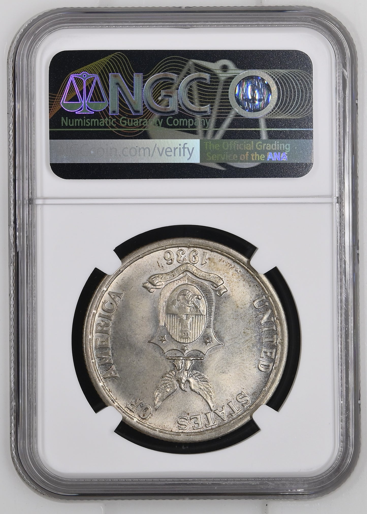 PHILIPPINES- U.S Commonwealth, 1936 M, Peso, MS-66 NGC