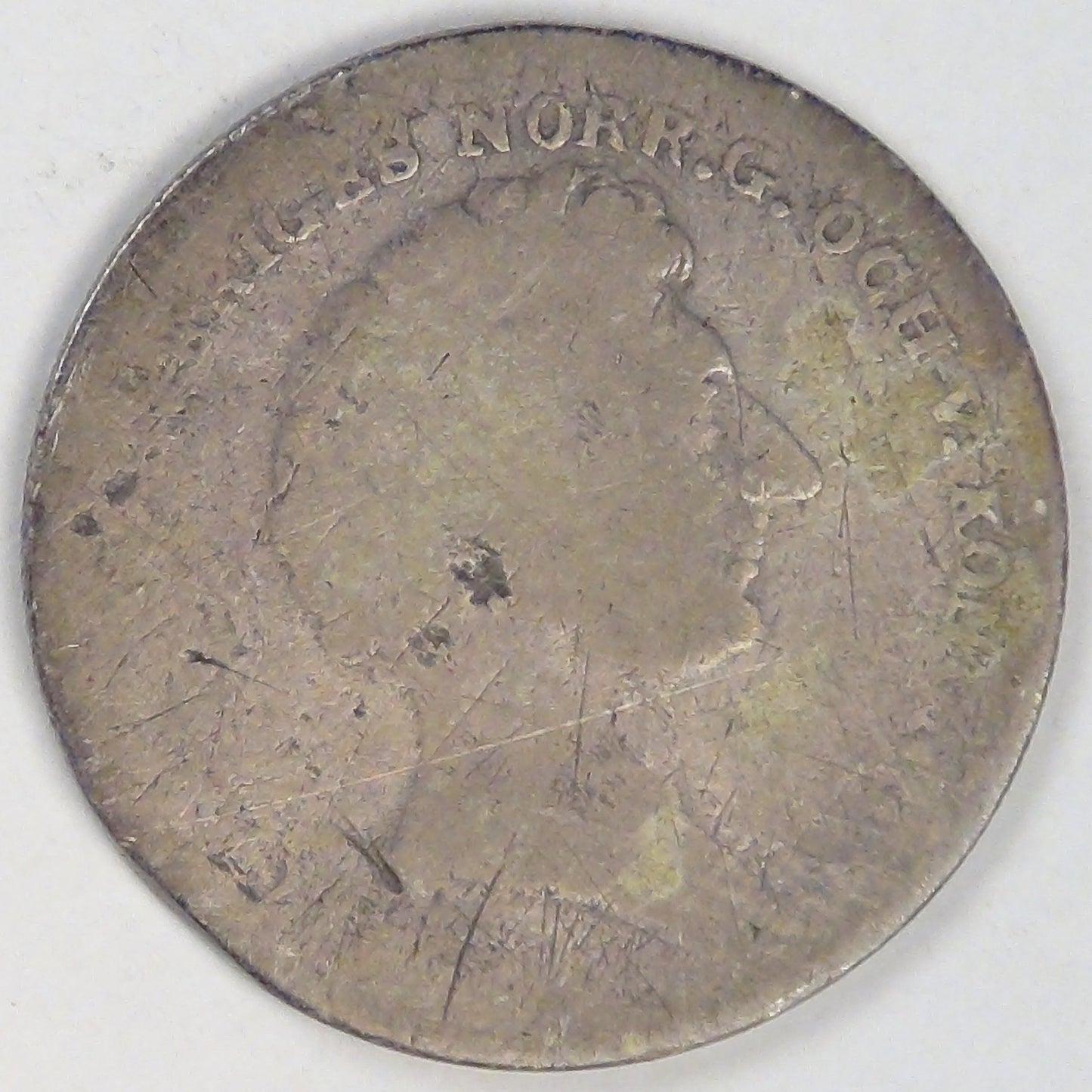 SWEDEN, Carl XIV Johan, 1830 CB, ⅛ Riksdaler Specie, Very Good details