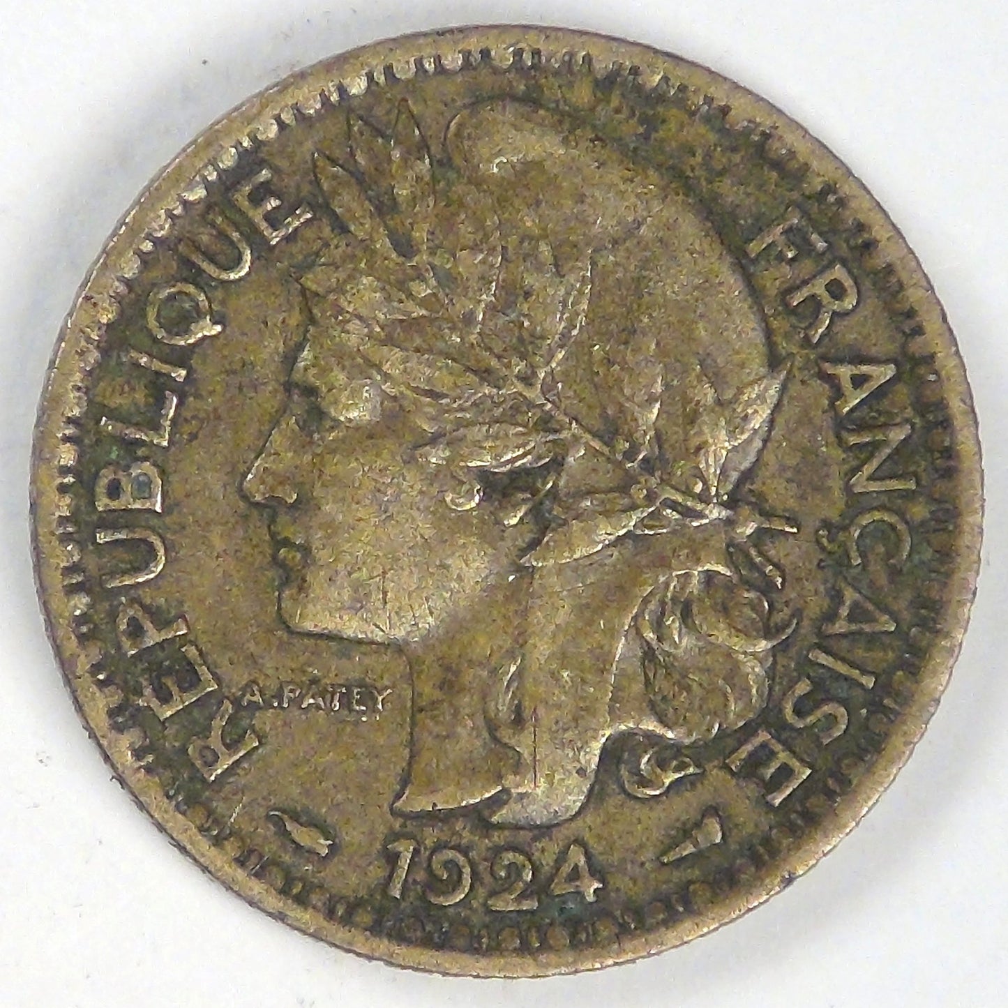 TOGO - French Mandate, 1924 Franc, Very Fine +
