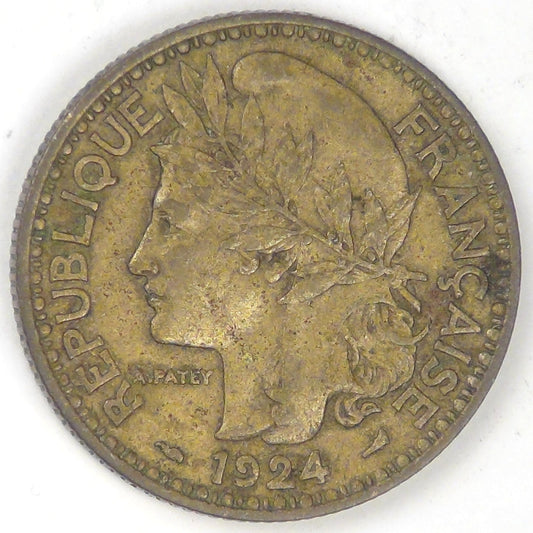 TOGO - French Mandate, 1924, 2 Francs, Extra Fine