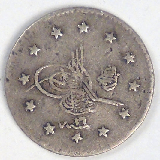 TURKEY - Ottoman Empire, Abdul Hamid II, AH1293/16 (1891), Kurus, Very Fine