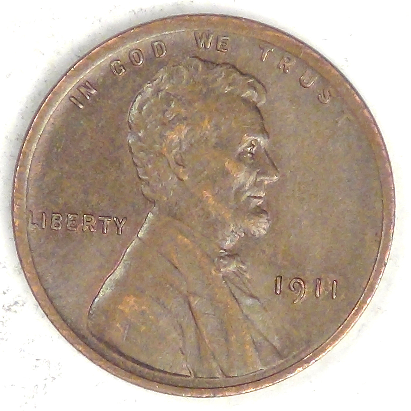 1911 Lincoln Cent, MS-62 BN