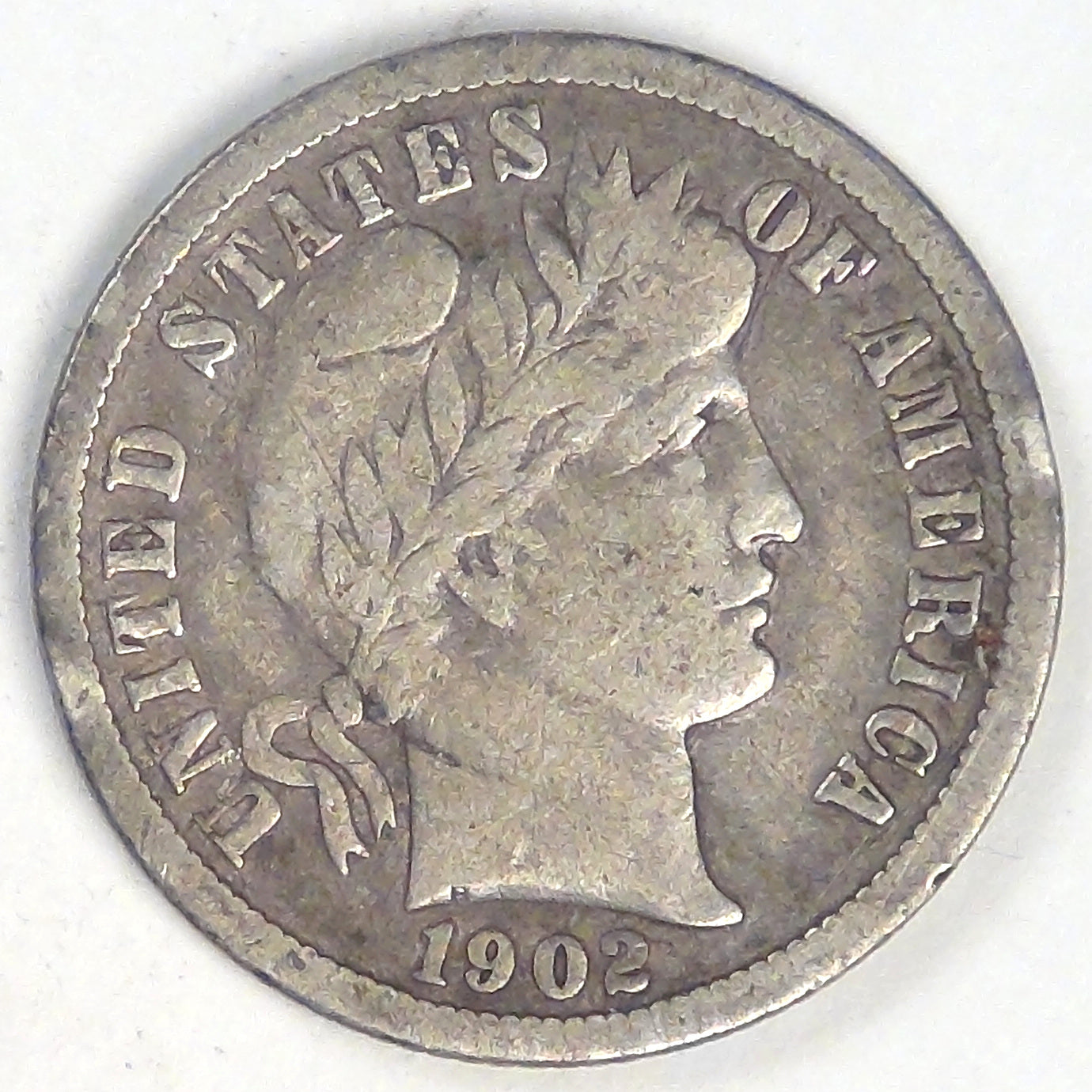 1902-O Barber Dime, F-12