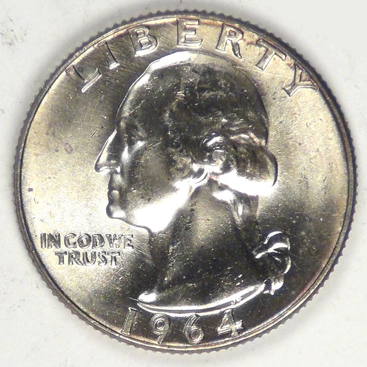 1964-D Washington Quarter, MS-64