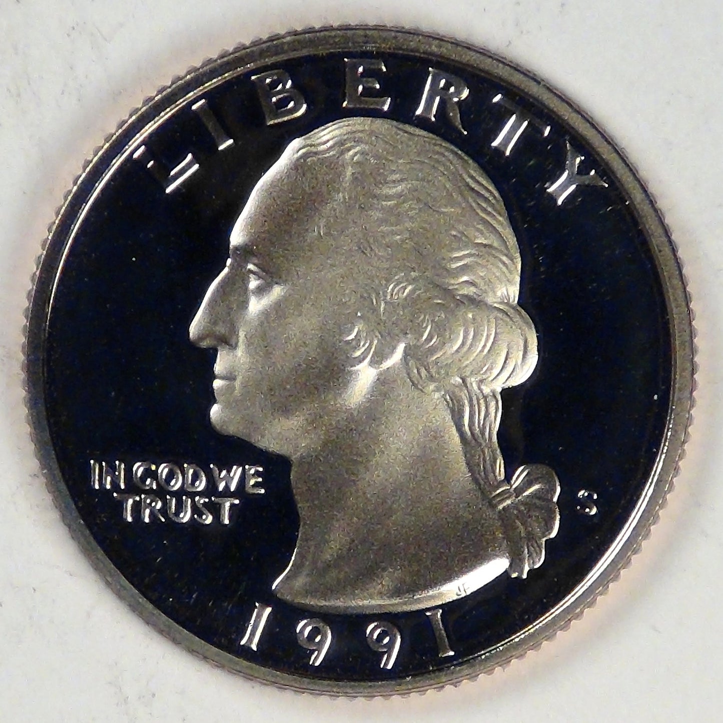 1991-S Washington Quarter, Gem Proof DCAM
