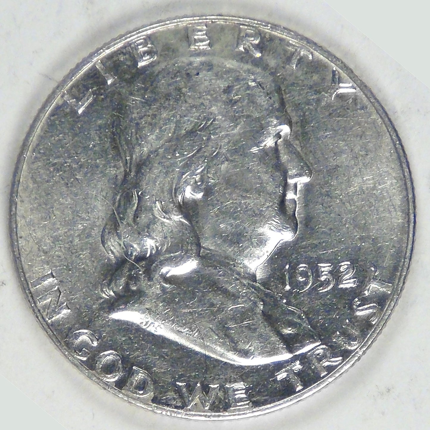 1952-D Franklin Half Dollar, AU-53