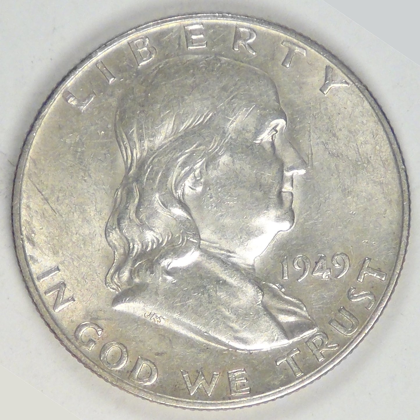 1949-D Franklin Half Dollar, AU-50