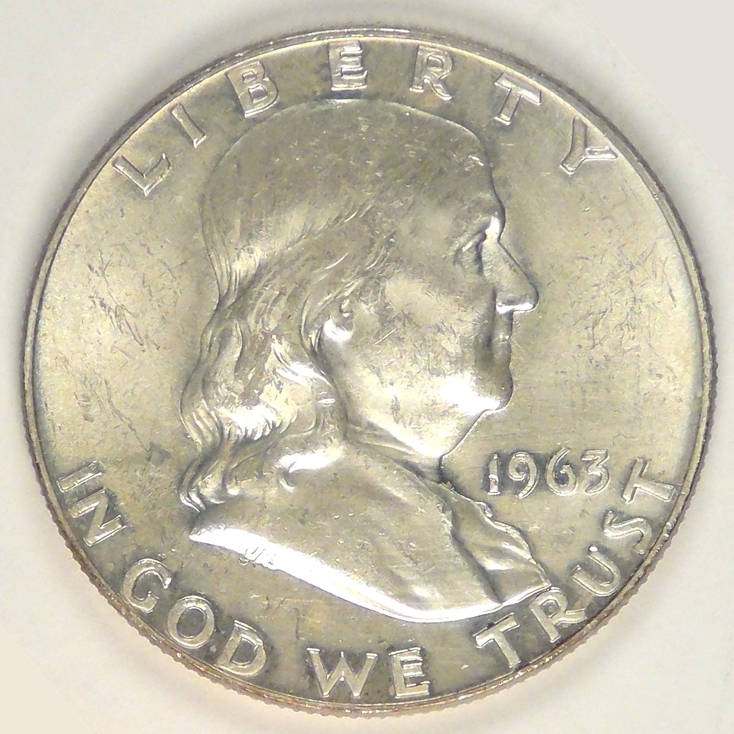 1963-D Franklin Half Dollar, MS-62