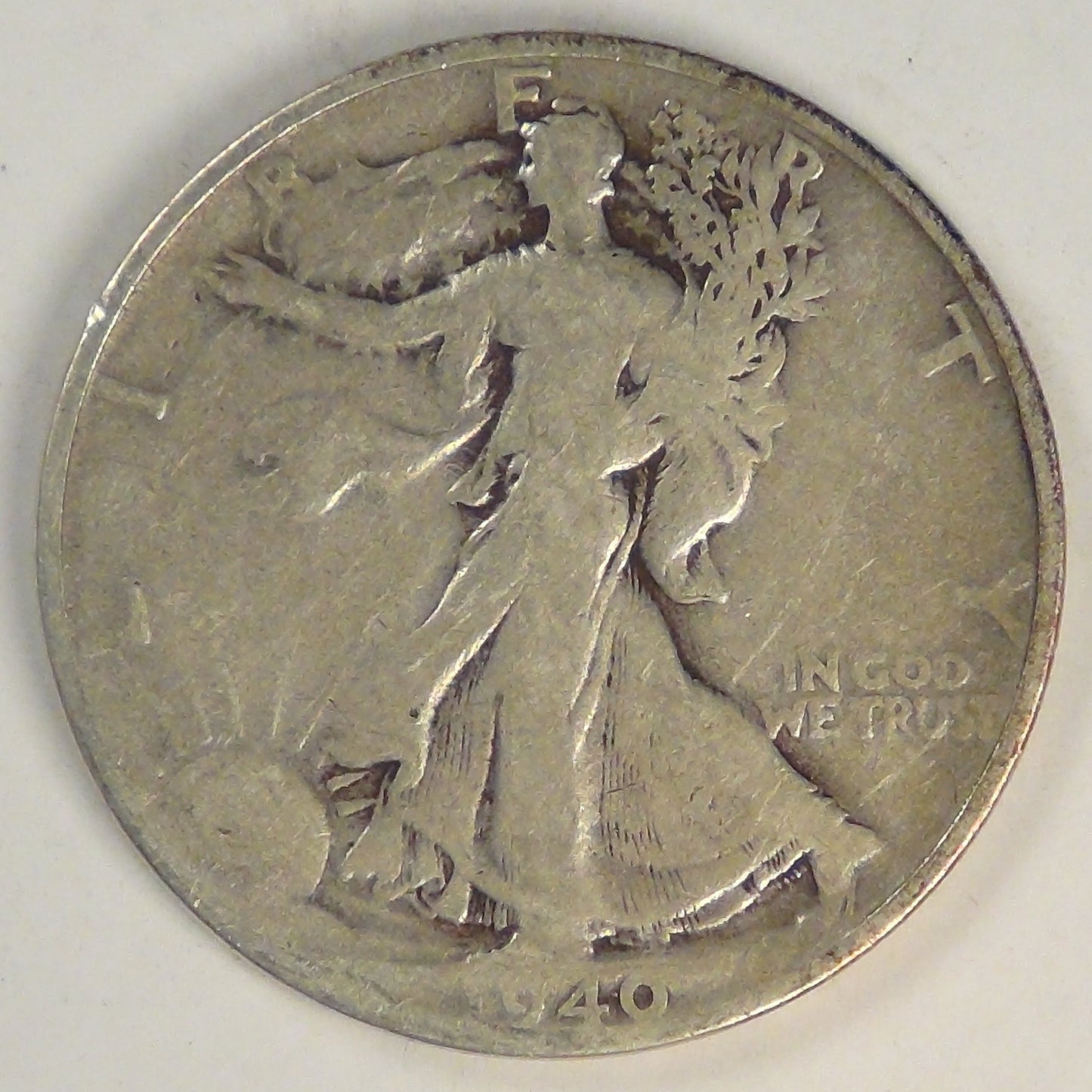 1940-S Liberty Walking Half Dollar, VG-8
