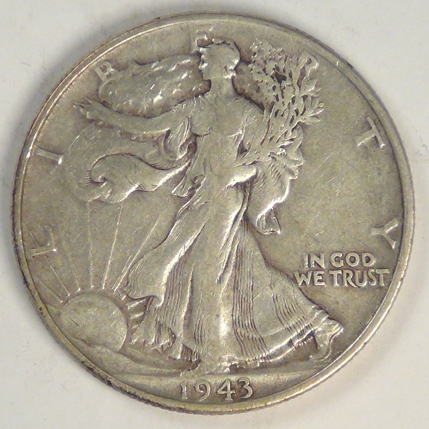 1943 Liberty Walking Half Dollar, VF-20