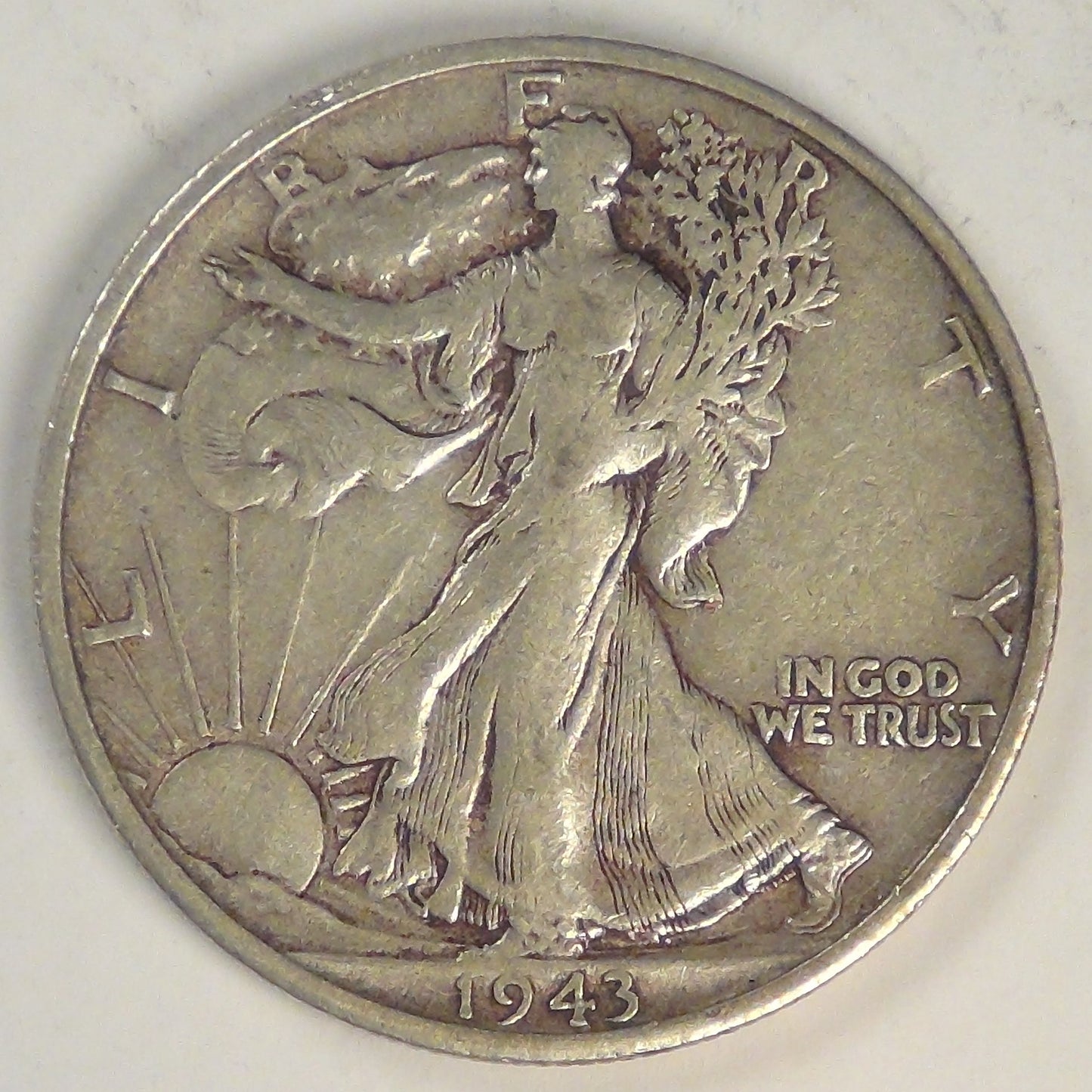 1943-S Liberty Walking Half Dollar, VF-20
