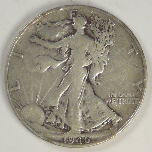 1946-S Liberty Walking Half Dollar, F-15