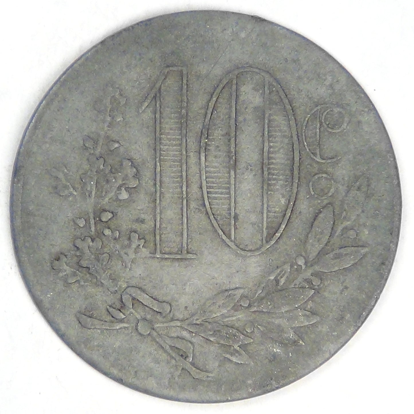 ALGERIA - French Occupation, Alger Chamber of Commerce Token Coinage, 1917, 10 Centimes, VF / Fine