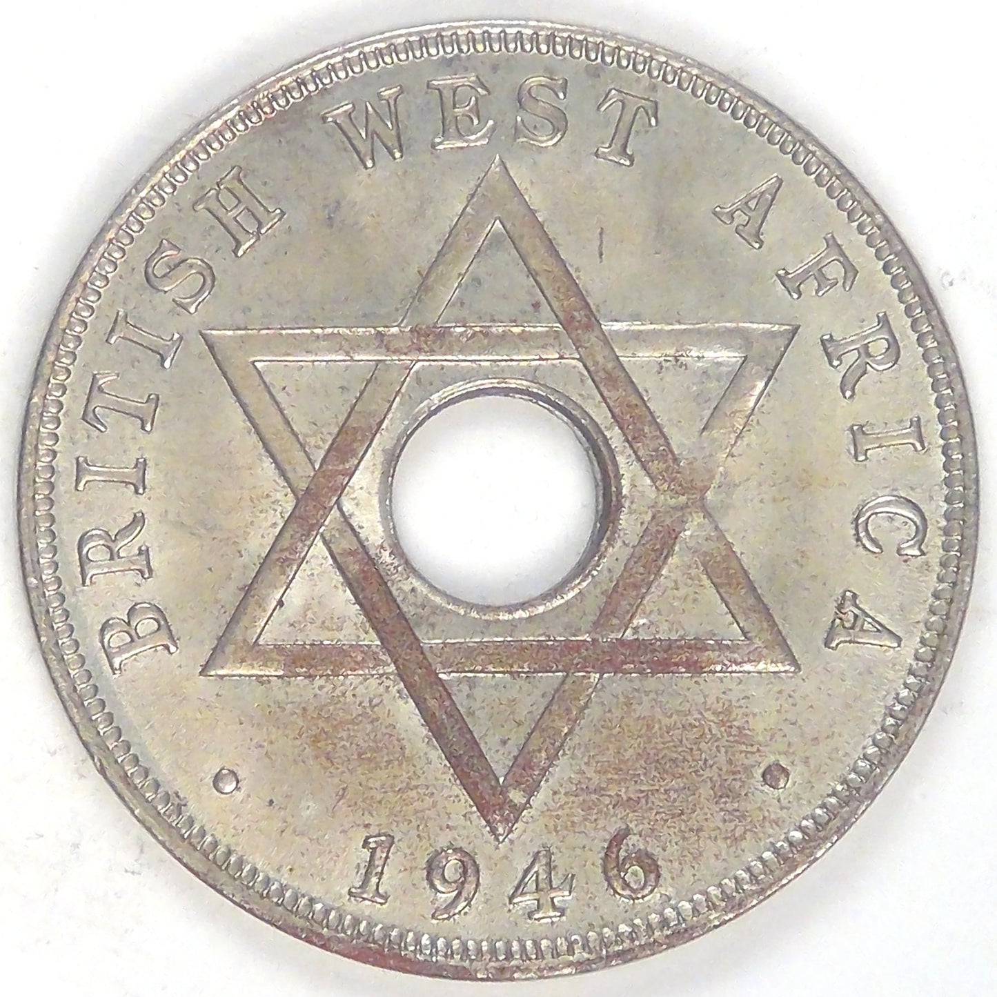 BRITISH WEST AFRICA - Colonies, George VI, 1946 KN, Penny, Brilliant Uncirculated