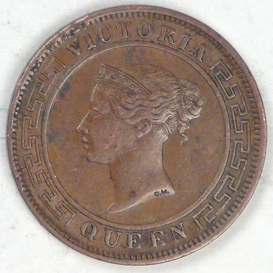 CEYLON - British Colony, Victoria, 1901 Cent, Choice Very Fine