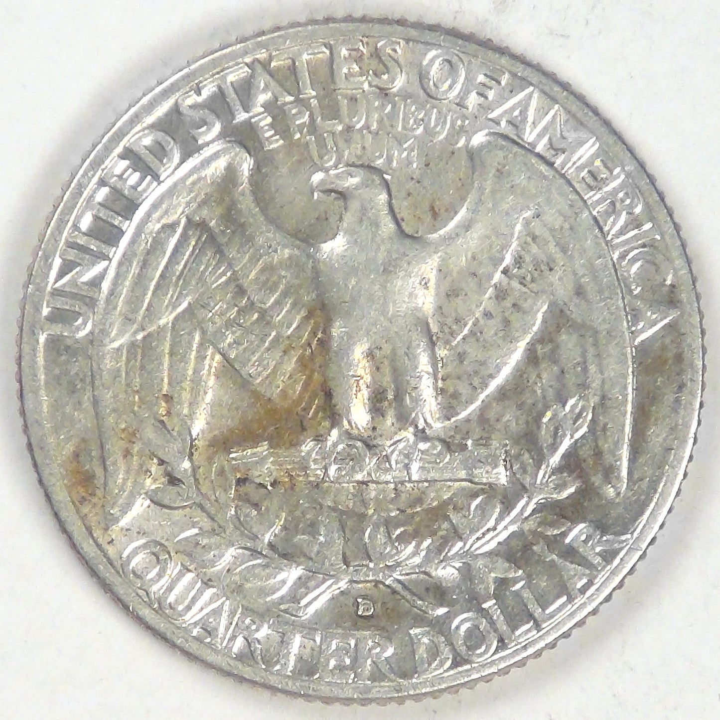 1964-D/D Silver Washington Quarter, EF-45