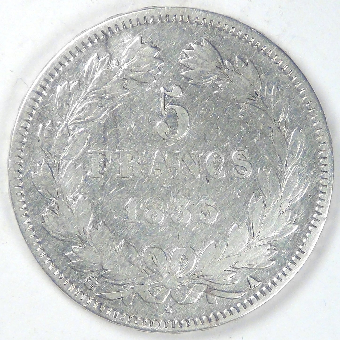 FRANCE - 2nd Kingdom, Louis Philippe, 1835 A, 5 Francs, VF details