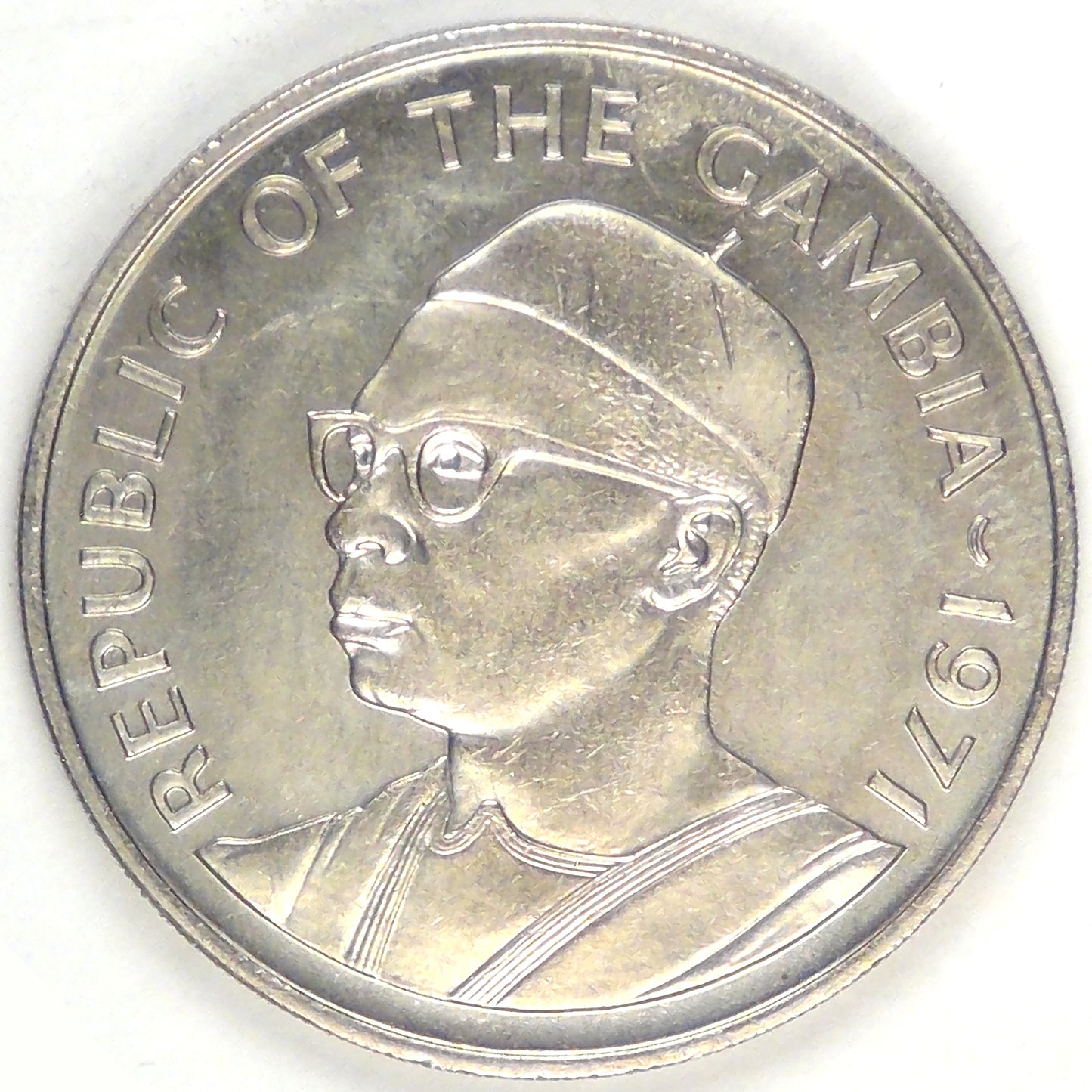 THE GAMBIA - Republic, 1971 Dalasi, Choice BU
