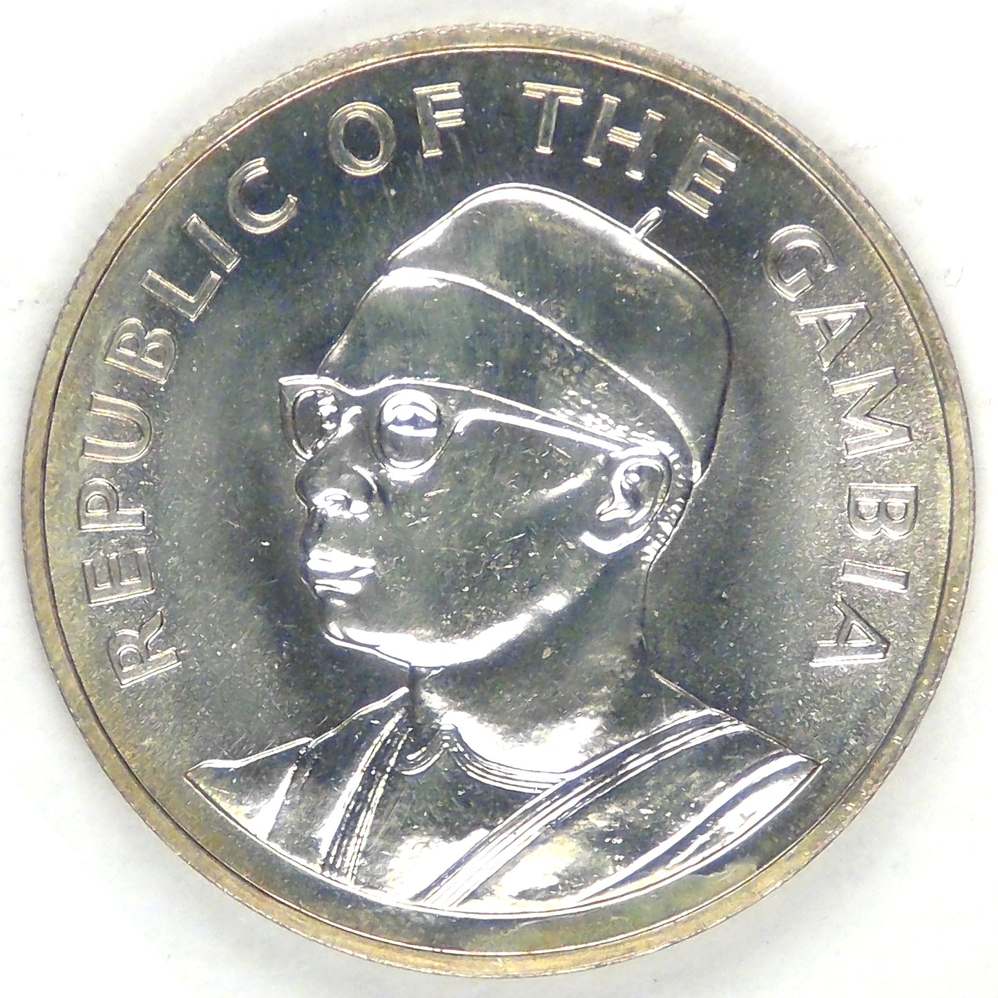 THE GAMBIA - Republic, 1975, 10 Dalasis, Gem BU