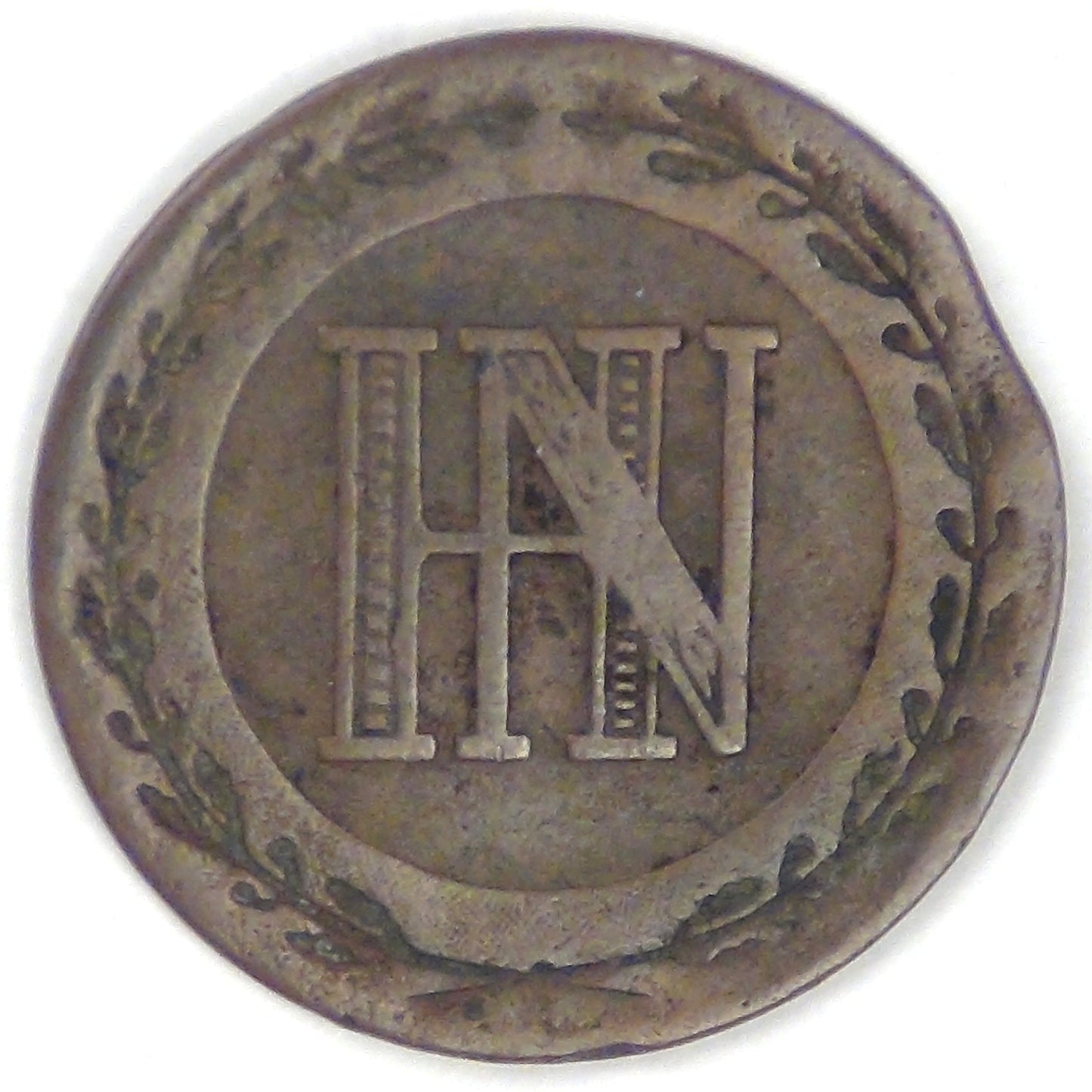 GERMANY - Kingdom of Wesphalia, Jérôme Bonaparte, 1809 C, 2 Centimes, Fine+