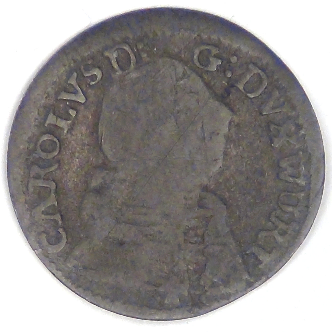 GERMANY - Duchy of Württemberg, Karl II Eugen, 1758 Kreuzer, Very Good +