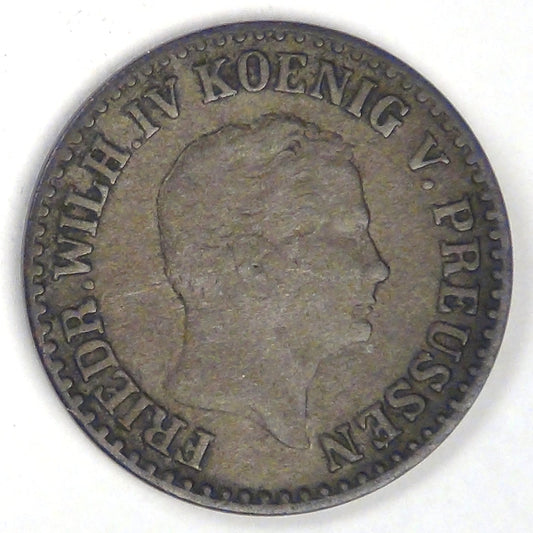 GERMANY - Prussia, Friedrich Wilhelm IV, 1847 A, Silbergroschen, Choice Fine