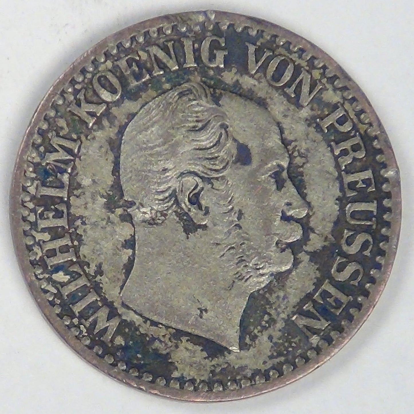 GERMANY - Prussia, Wilhelm I, 1867 A, Silbergroschen, Extra Fine