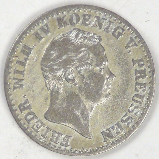 GERMANY - Prussia, Friedrich Wilhelm IV, 1843 A, 2½ Silbergroschen, Fine
