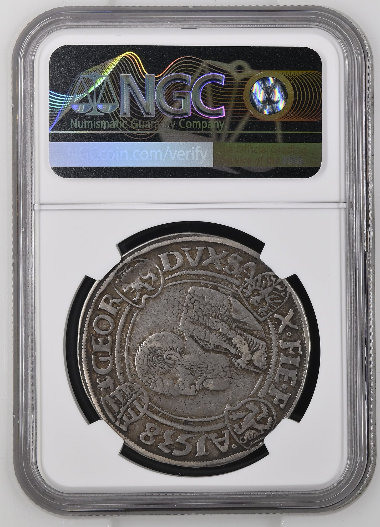 GERMANY - Electorate of Saxony, Johann Friedrich I, 1538 Thaler, VF-35 NGC