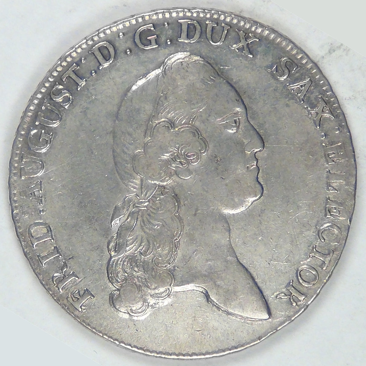 GERMANY - Electorate of Saxony, Frederick Augustus III, 1780 IEC, Conventionsthaler, Very Fine / about EF