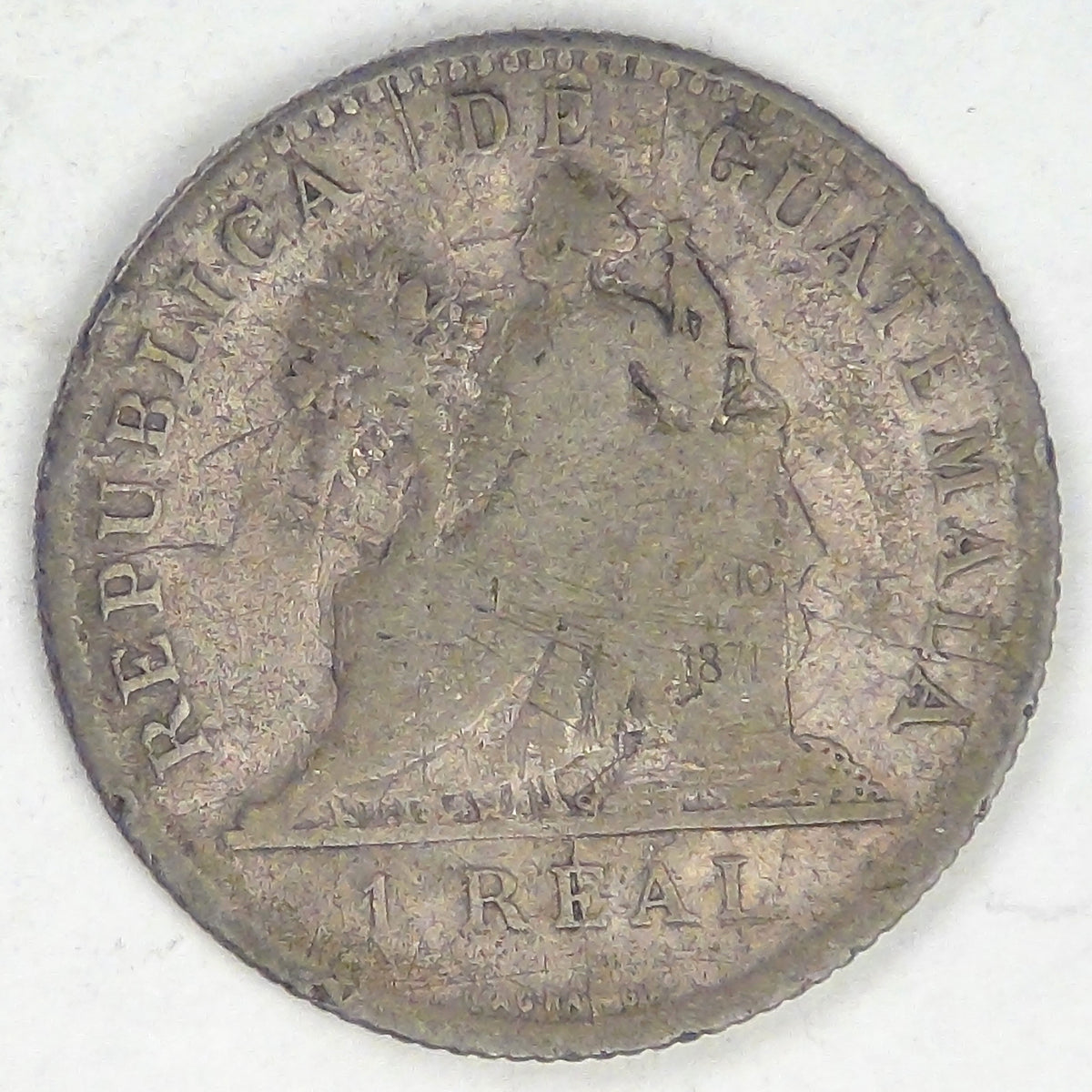 GUATEMALA - Republic, 1900 Real, Very Good
