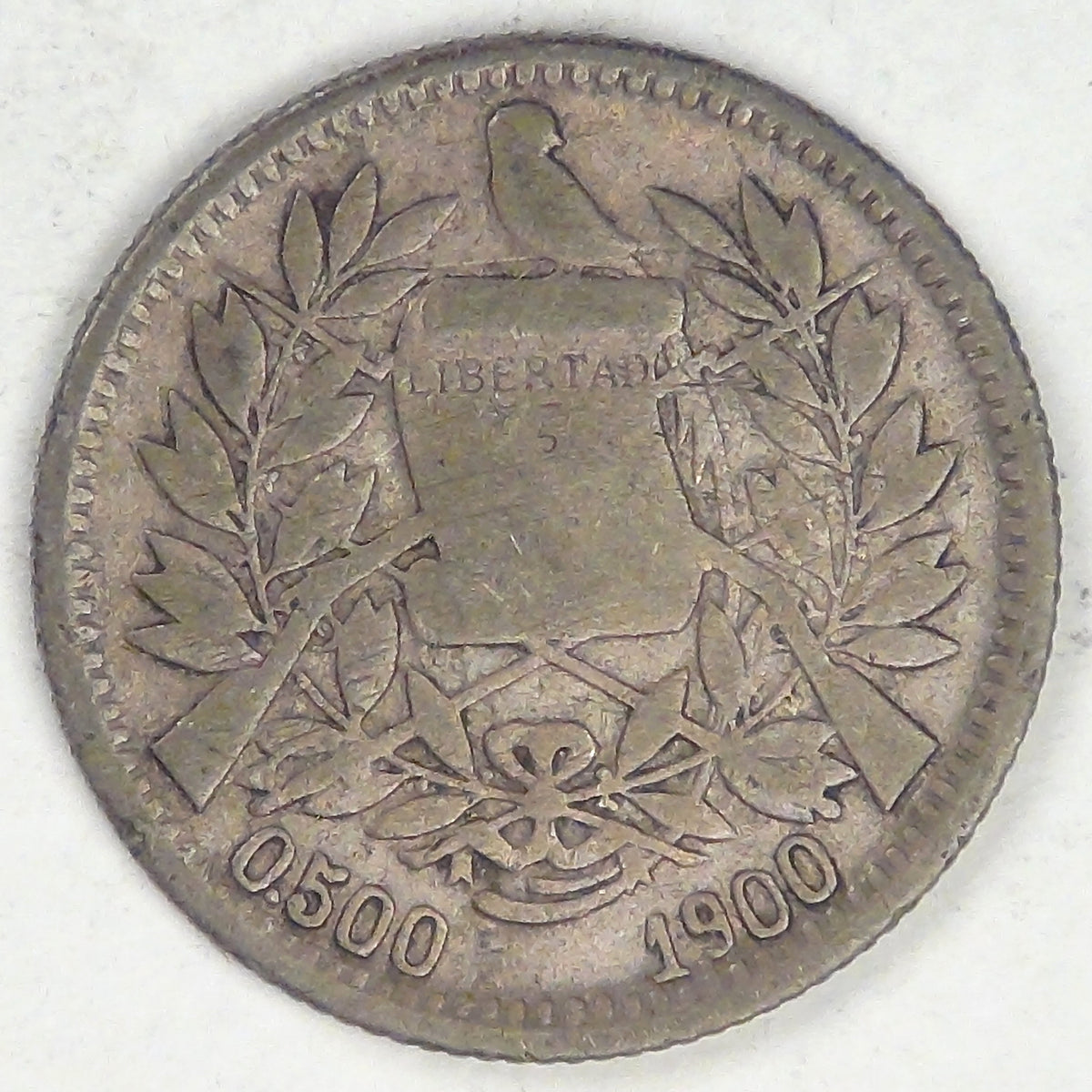 GUATEMALA - Republic, 1900 Real, Very Good
