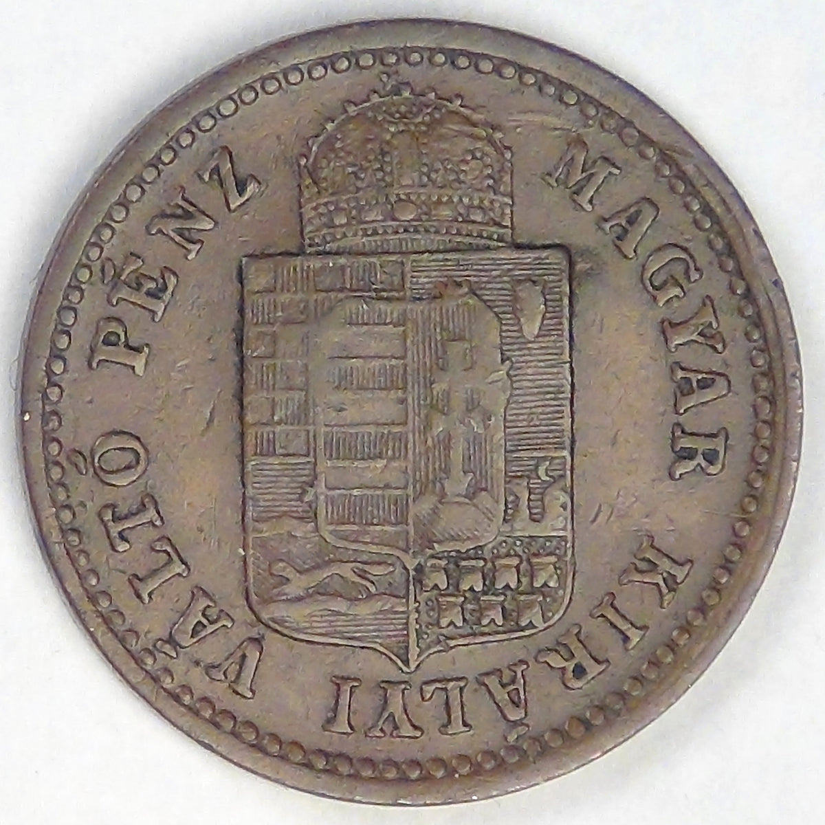 HUNGARY - Kingdom, Franz Joseph I, 1885 KB, Krajczar, Very Fine