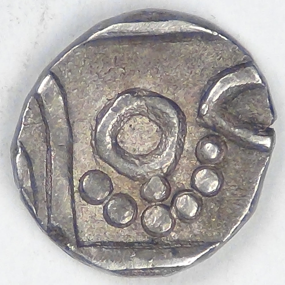 INDIA - Princely State of Gwalior, ND (1827-43), Jankoji Rao Scindia II, ¼ Rupee, Choice EF