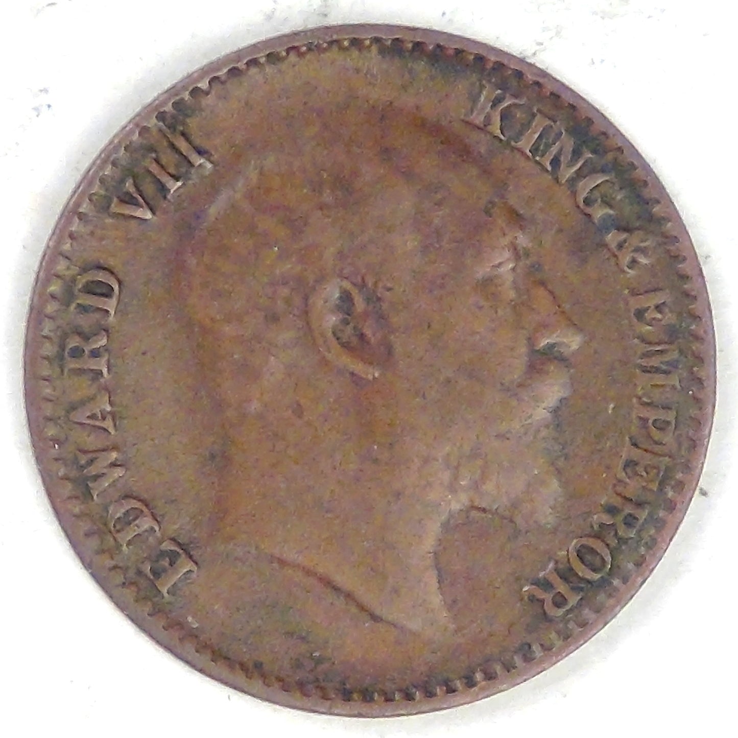 INDIA - British Colony, Edward VII, 1904, 1/12 Anna, Very Fine +