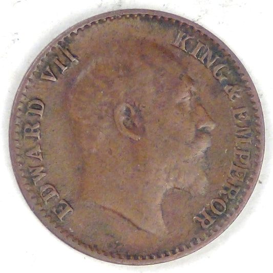 INDIA - British Colony, Edward VII, 1904, 1/12 Anna, Very Fine +