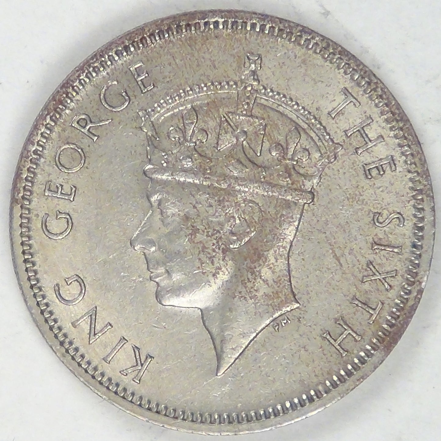 MAURITIUS - British Colony, George VI, 1950, ½ Rupee, Choice AU