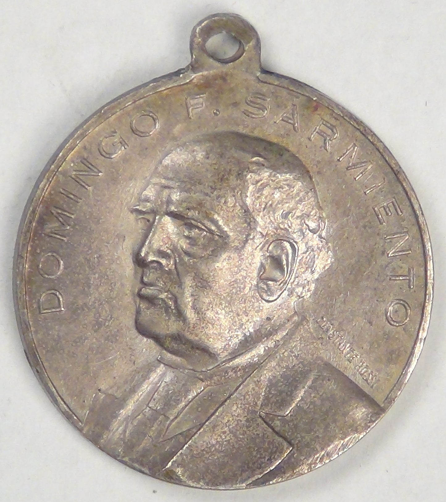 ARGENTINA, circa 1888 Domingo F. Sarmiento Medalet, Almost Uncirculated
