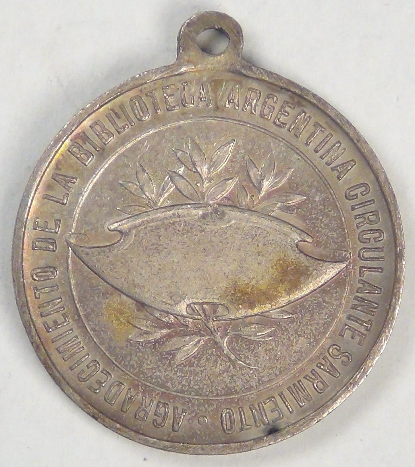 ARGENTINA, circa 1888 Domingo F. Sarmiento Medalet, Almost Uncirculated