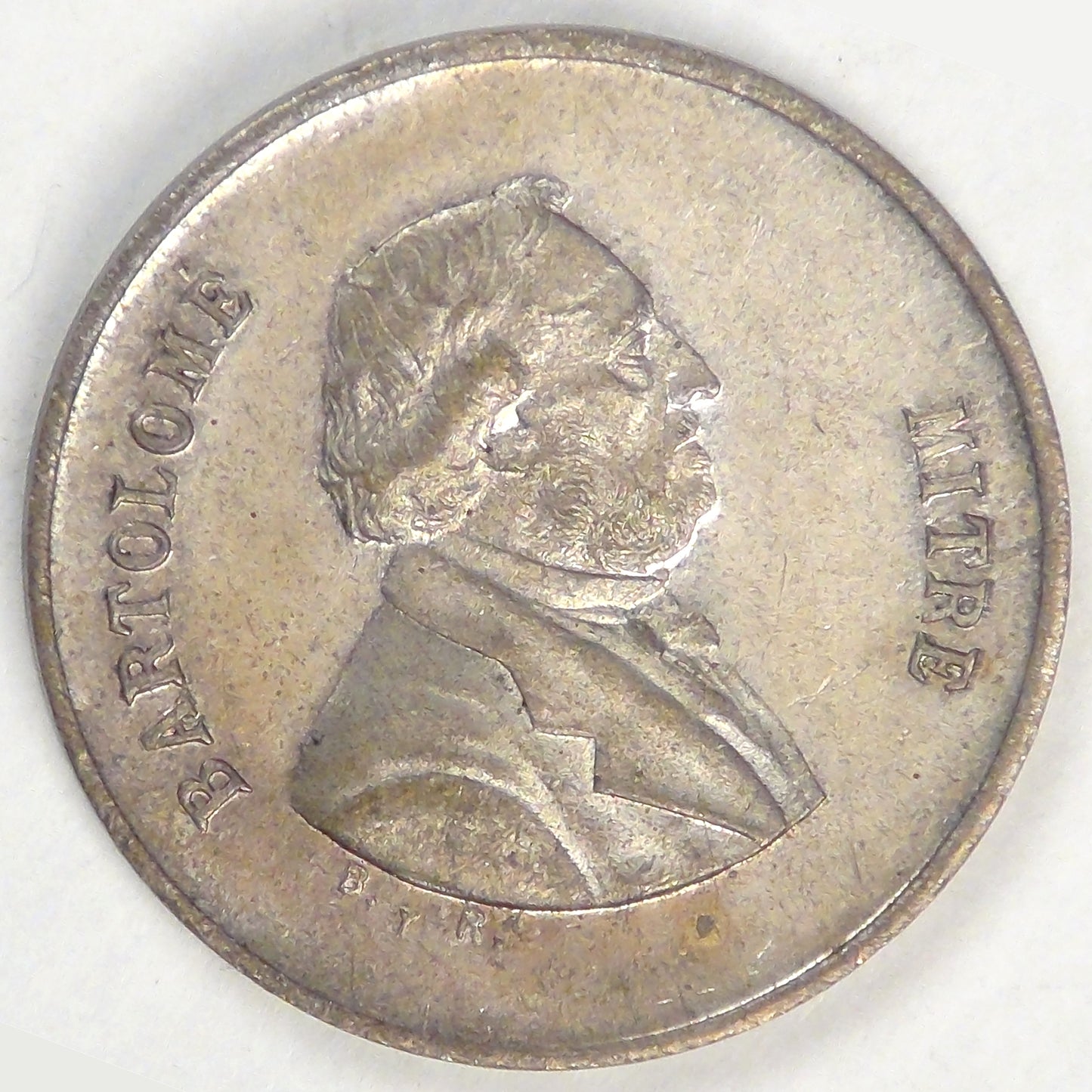 ARGENTINA, 1901 Bartolomé Mitre Medal, Almost Uncirculated