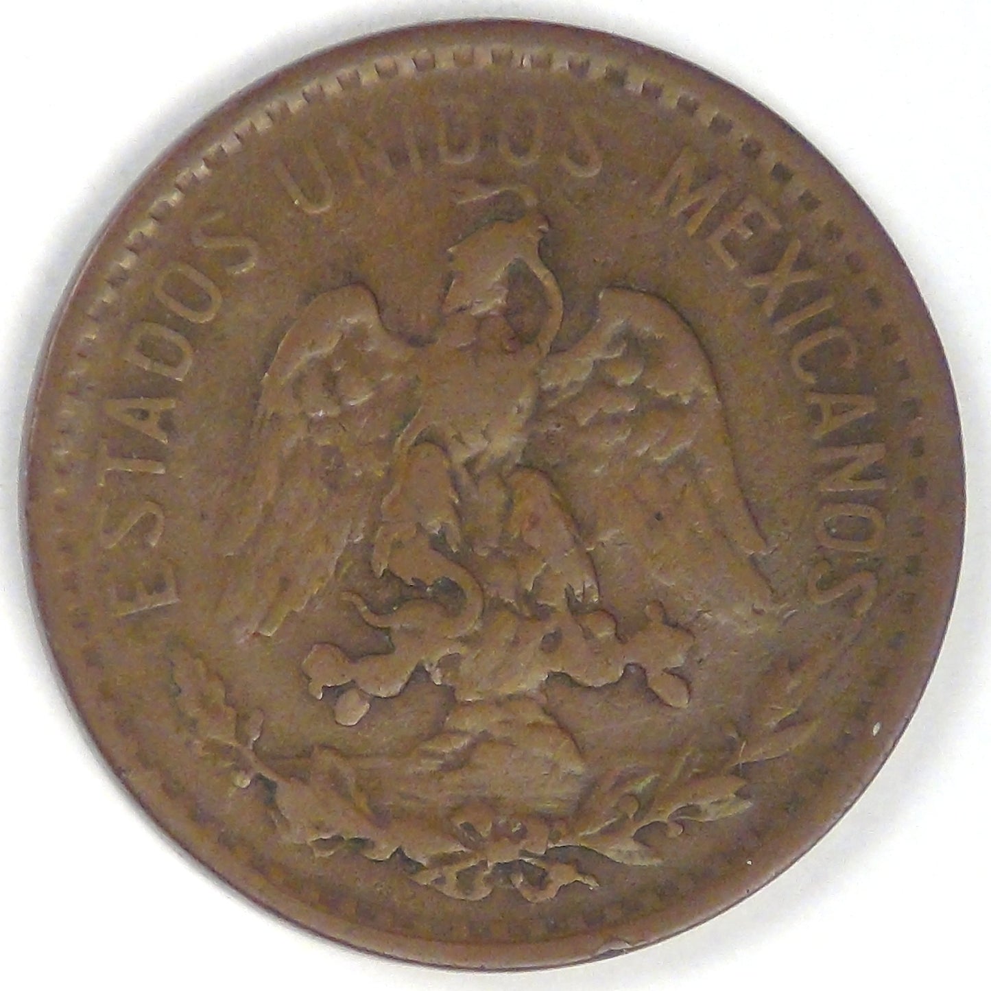MEXICO - United Mexican States, 1924 Mo, 2 Centavos, Very Fine