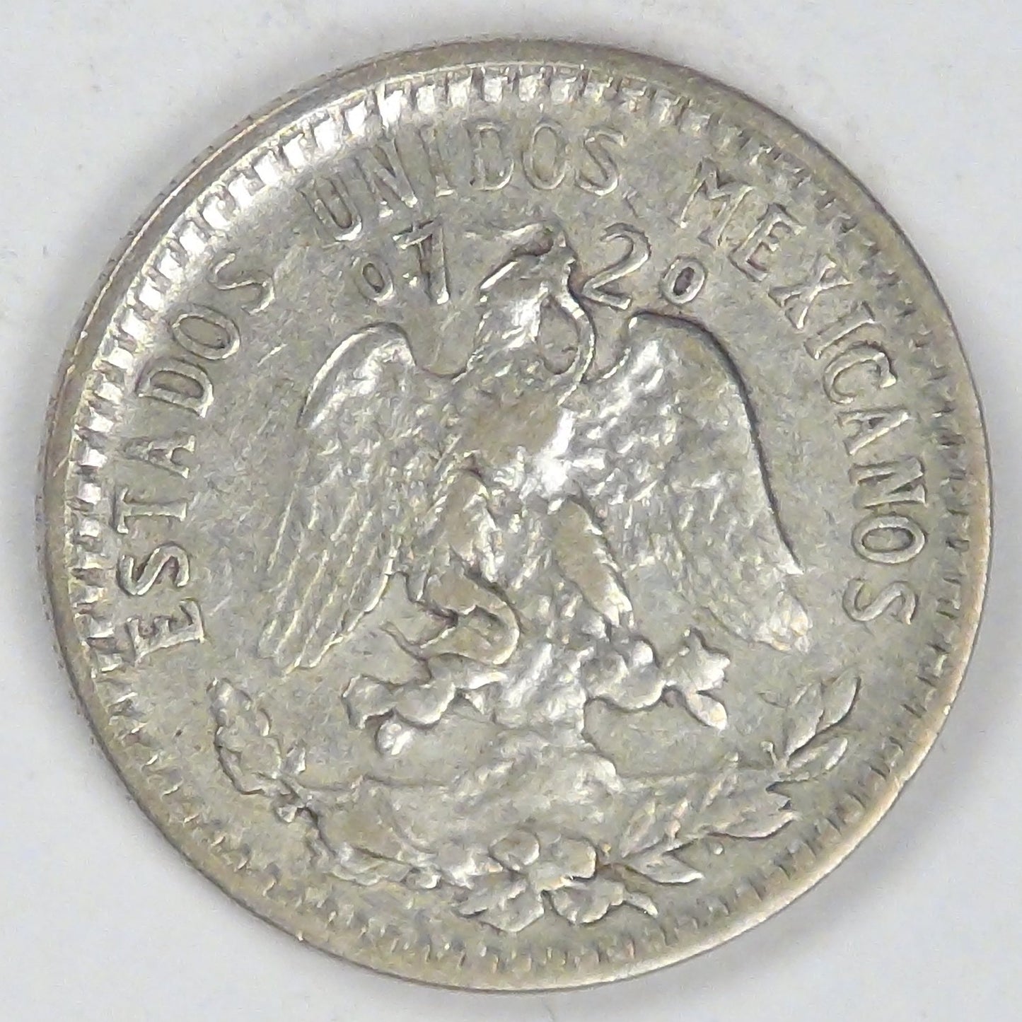 MEXICO - United Mexican States, 1925 M, 20 Centavos, Very Fine