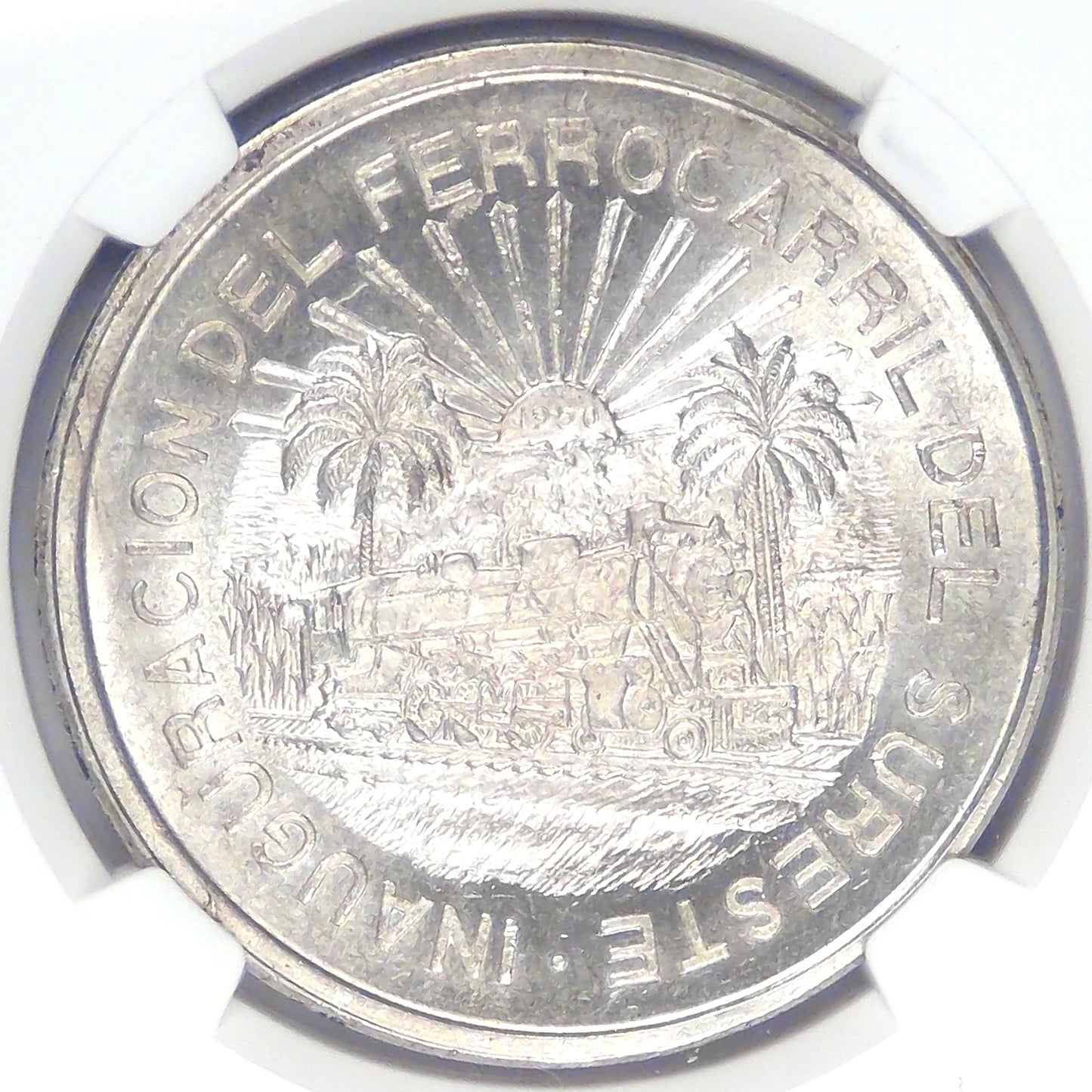 MEXICO - United Mexican States, 1950 Mo, 5 Pesos, MS-64 NGC