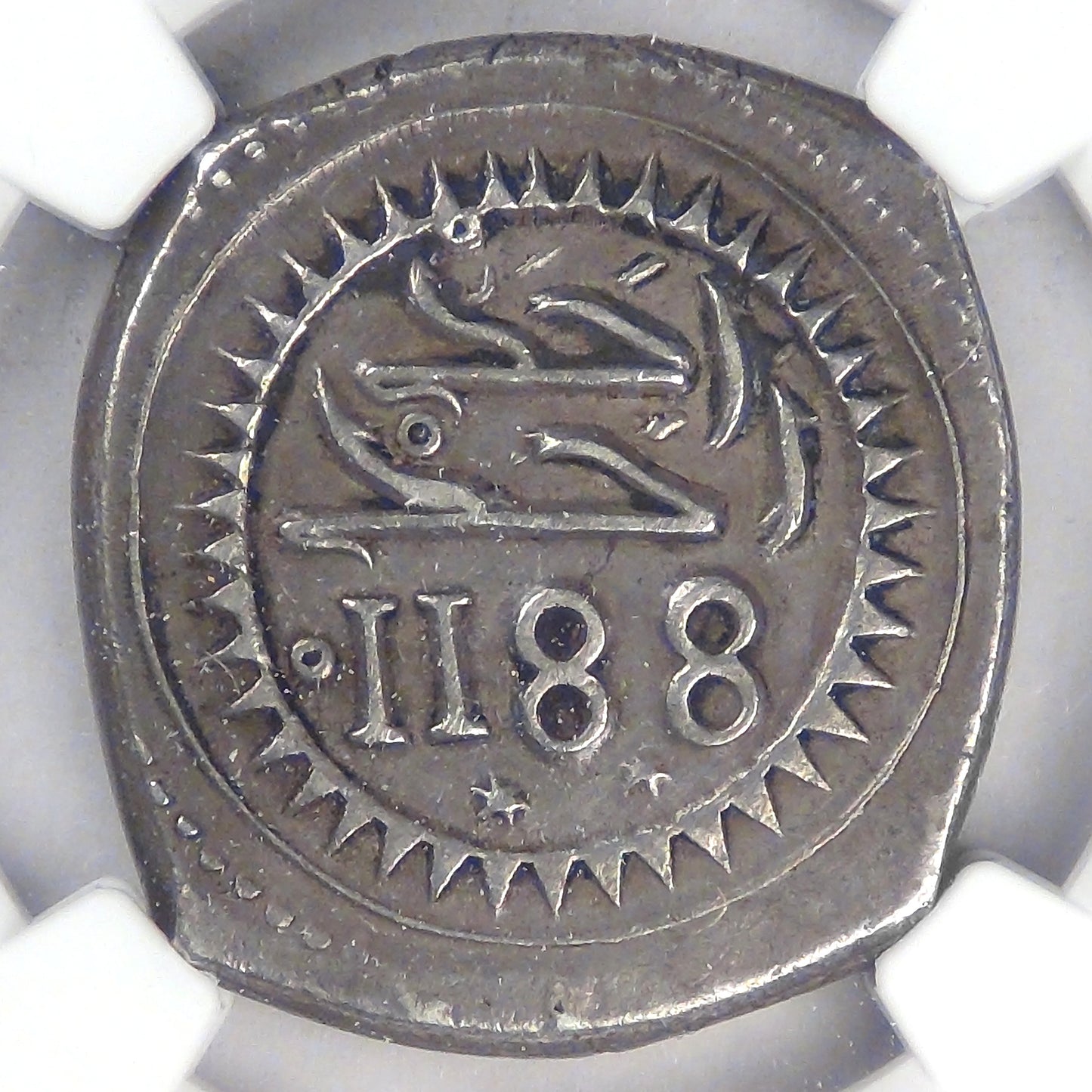 MOROCCO - Kingdom, Sidi Mohammed III, AH1188 (1774) Mitqal, AU-50 NGC